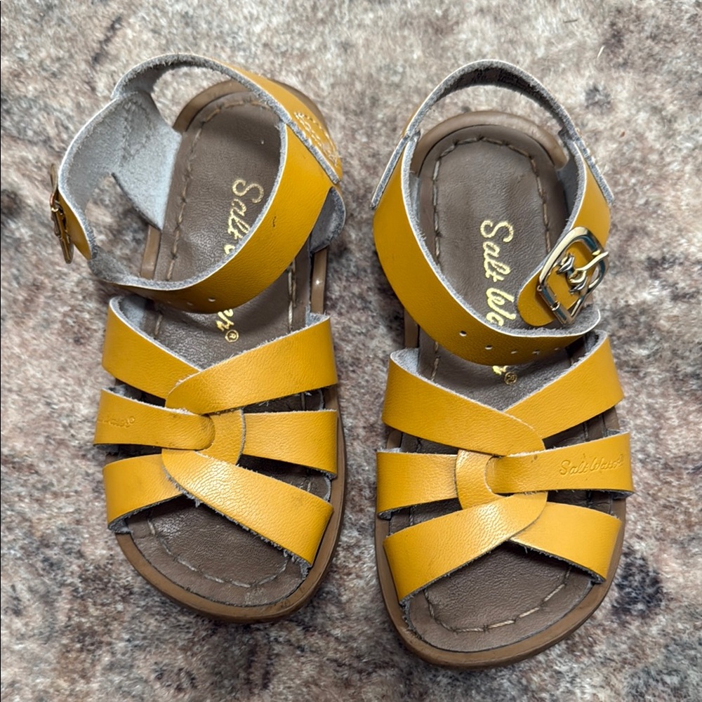 Saltwater Yellow Sandals